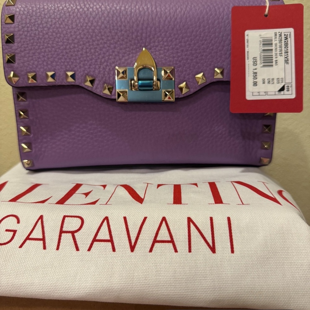 VALENTINO - BRAND NEW PURPLE SHOULDER BAG (100% AUTHENTIC) - NO RETURNS